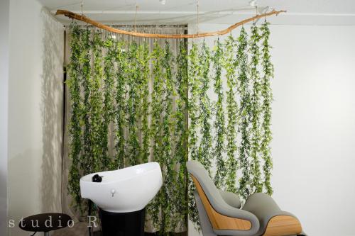 美容サロンN　パーテーション